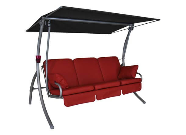 Balancelle Primero Premium Cuir rouge