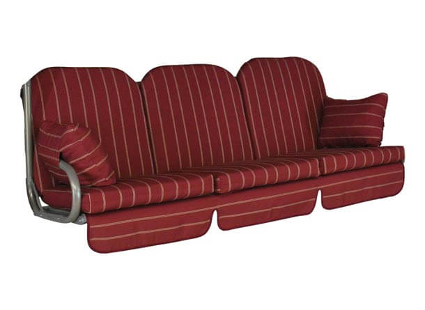 Coussin balancelle Deluxe Faro bordeaux