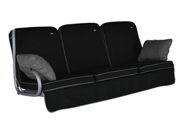 Coussin balancelle Comfort Style noir