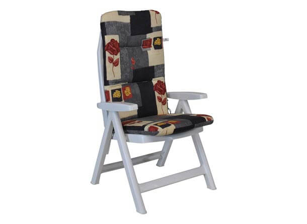 Coussin de chaise dossier haut Paris gris