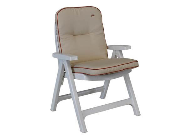 Coussin de chaise dossier bas Style crème Coussin de chaise dossier bas Style crème