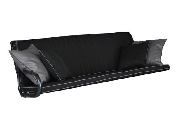 Coussin balancelle Elegance Style noir