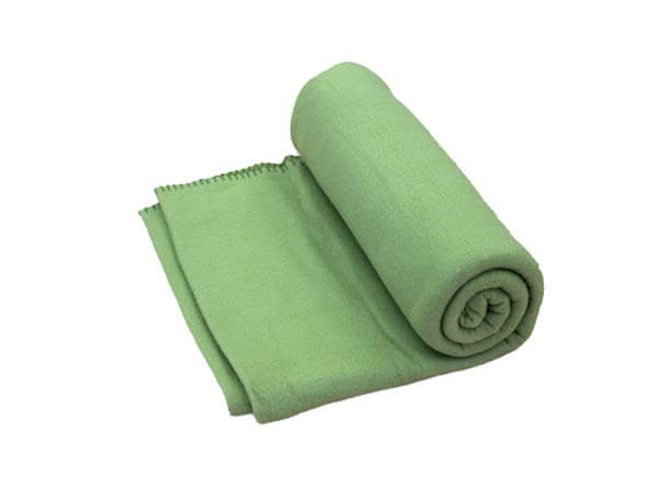 Couverture vert pomme 130 x 170 cm
