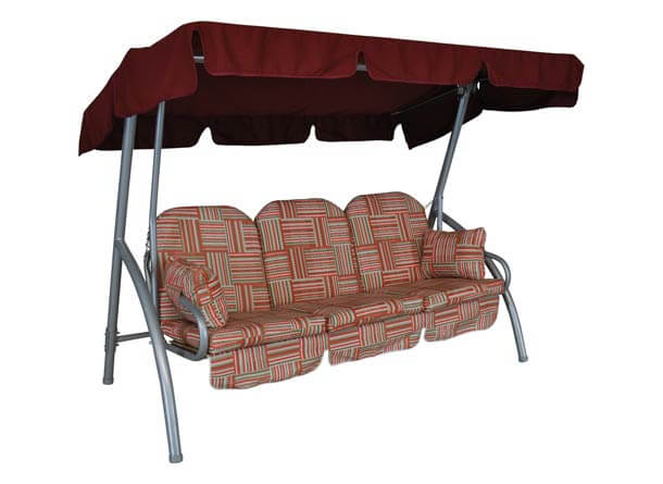 Balancelle Deluxe Modène rouge