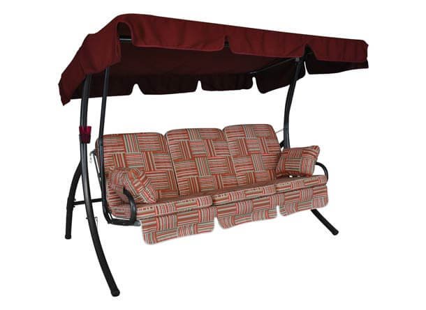 Balancelle Comfort Modène rouge