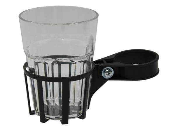 Porte-Boisson gris gobelet transparent