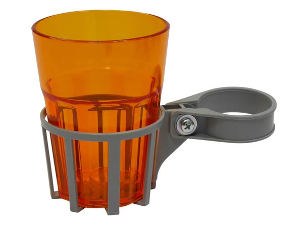 Porte-Boisson argent gobelet orange