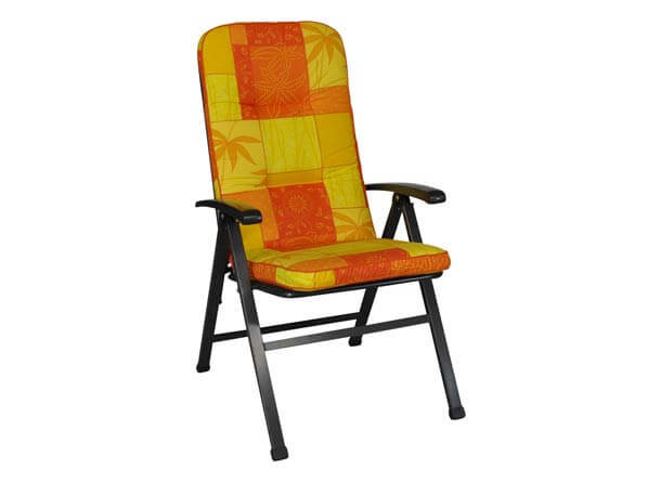 Coussin de chaise dossier haut Exklusiv Mexique jaune