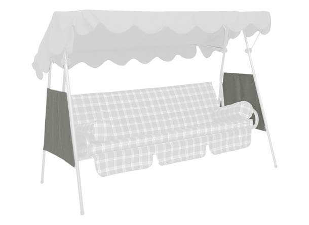 Pièces latérales Swingtex gris clair