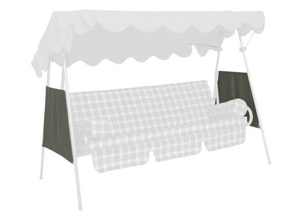 Pièces latérales Swingtex gris foncé