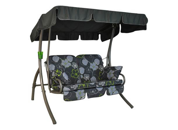 Balancelle 2 places Comfort Merano gris