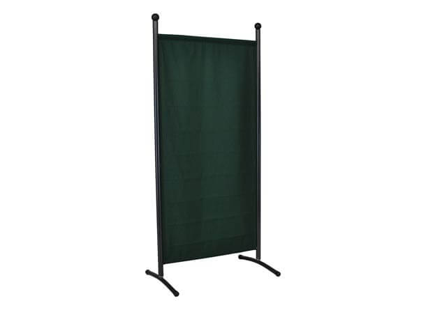 Cloison petit (178 x 82 cm) gris, tissu vert