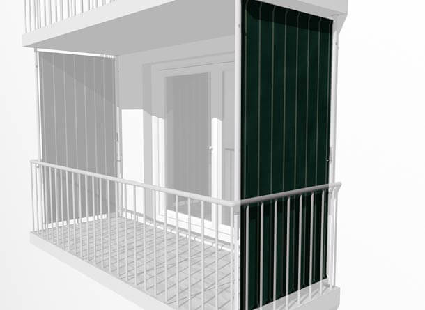 Toile de store balcon vertical No. 2300