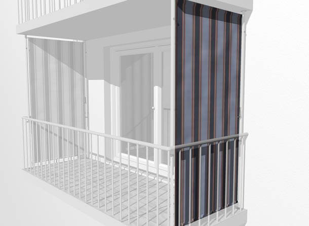 Toile de store balcon vertical No. 9200