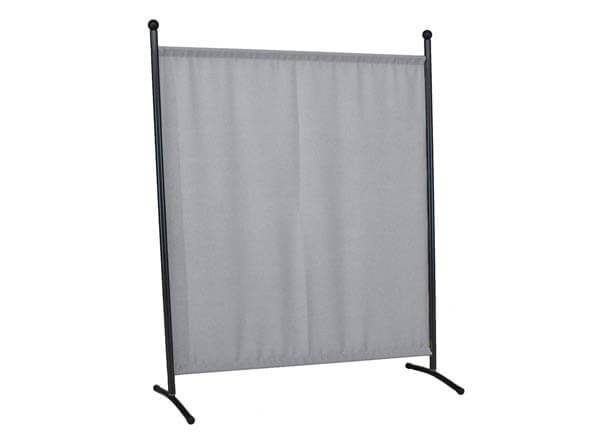 Cloison grand (178 x 178 cm) gris, tissu granit