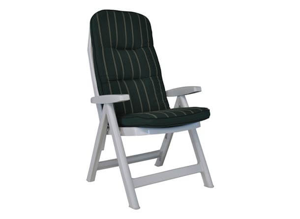 Coussin de chaise dossier haut Exklusiv Faro vert