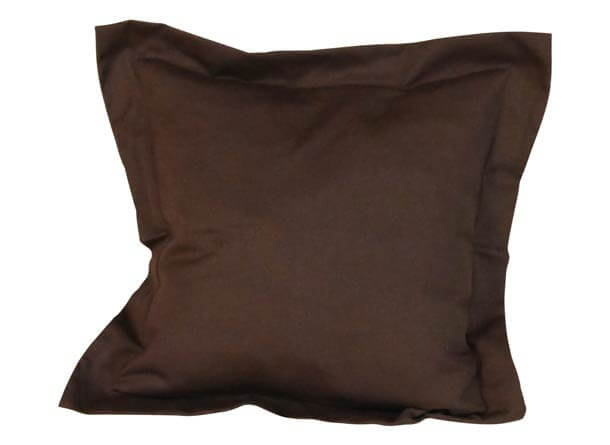 Coussin canapé marron