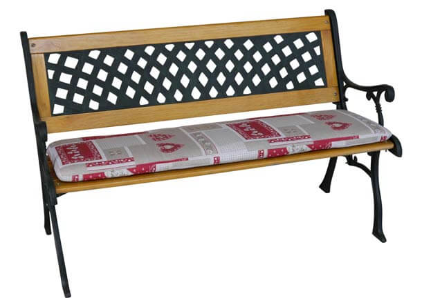 Coussin de banc 120 x 40 cm Tegernsee