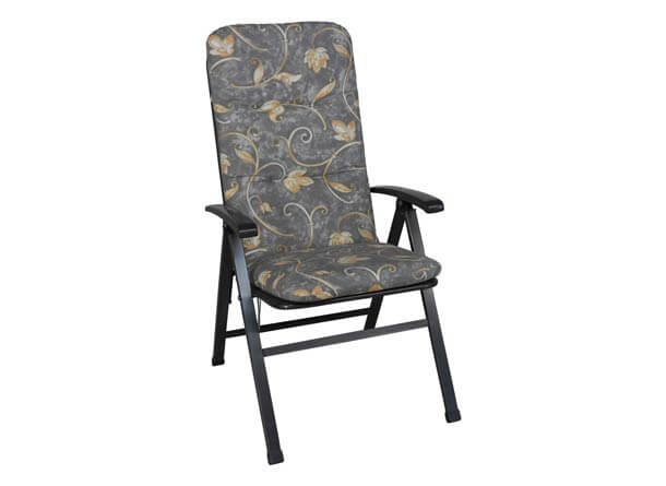 Coussin de chaise dossier haut Mayence gris