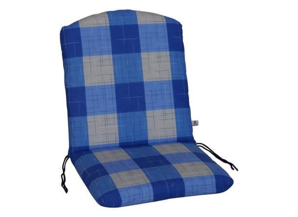 Coussin de chaise Dublin bleu