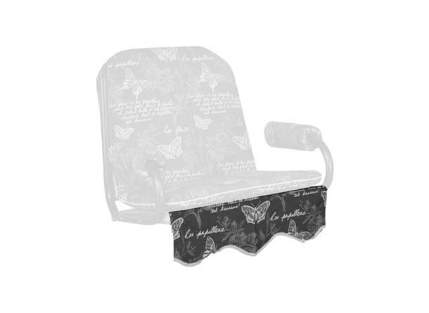 Sous-matelas avec volant (1 placer)