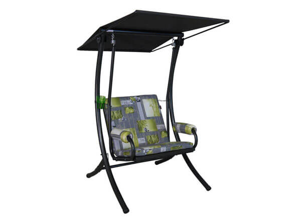 Balancelle 1 placer Royale Bambou gris Balancelle 1 placer Royale Bambou gris