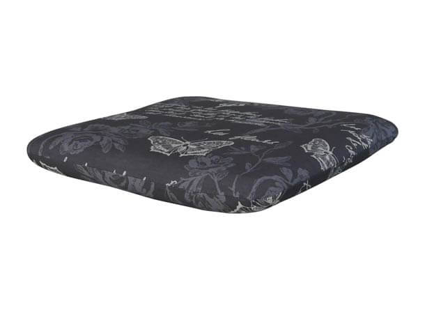 Coussin d'assise Papillon gris