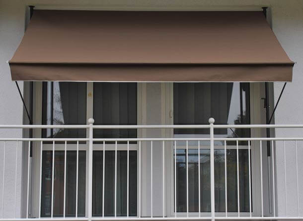 Store Balcon Style marron