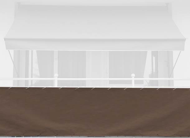 Brise-Vue 90 cm, Style marron