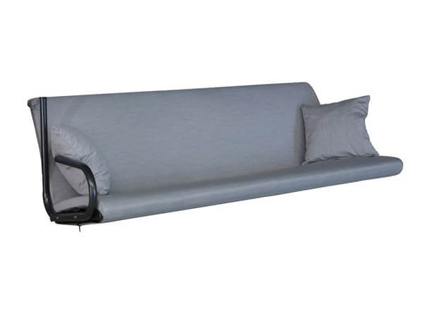 Coussin balancelle Elegance Zip granit