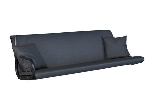 Coussin balancelle Elegance Zip anthracite