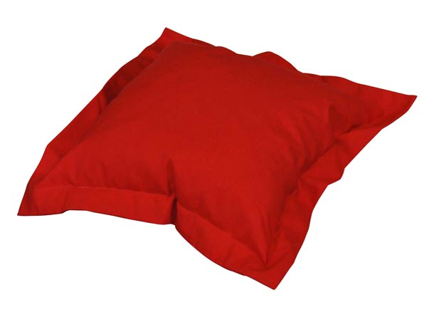 Coussin canapé rouge