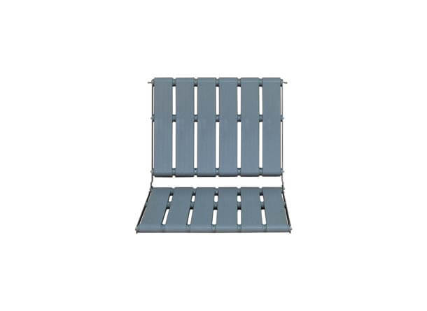 Cadre d' assise et de dossier avec lattes en plastique (1 placer) Cadre d' assise et de dossier avec lattes en plastique (1 placer)