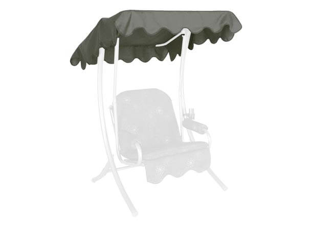 Toit balancelle 100 x 145 cm Swingtex anthracite