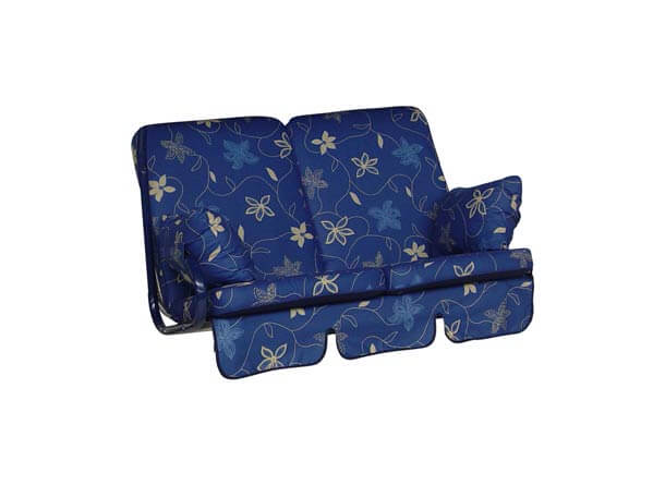 Coussin balancelle Exklusiv 2 places Corfou bleu