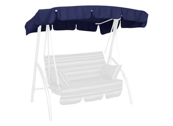 Toit balancelle 160 x 145 cm Swingtex bleu