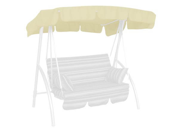Toit balancelle 160 x 145 cm Swingtex ivoire