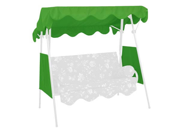 Toit balancelle 150 x 120 cm Swingtex vert pomme