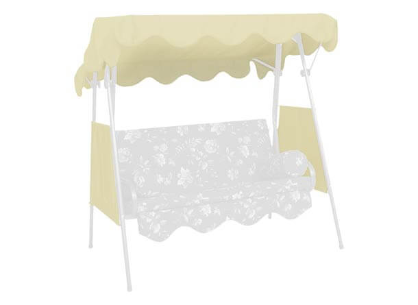 Toit balancelle 150 x 120 cm PE beige