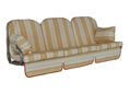 Coussin balancelle Deluxe Madrid rayé