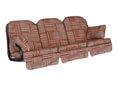 Coussin balancelle Deluxe Modène rouge