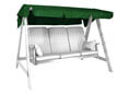 Toit balancelle 193 x 130 cm Swingtex vert
