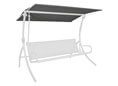 Toit balancelle 210 x 145 cm Primetex anthracite