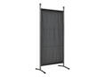 Cloison petit (178 x 82 cm) champagne, tissu Primetex anthracite