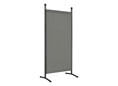 Cloison petit (178 x 82 cm) gris, tissu Primetex champagne