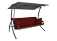 Balancelle Elegance Joy beige (3 places) Design Joy bordeaux