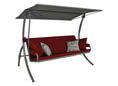 Balancelle Elegance Joy beige (3 places) Design Joy bordeaux