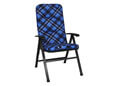 Coussin de chaise dossier haut Exklusiv Oxford bleu