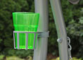 Porte-Boisson argent gobelet vert