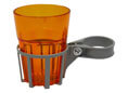 Porte-Boisson argent gobelet orange